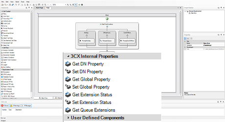 Call Flow Designer Internal Properties